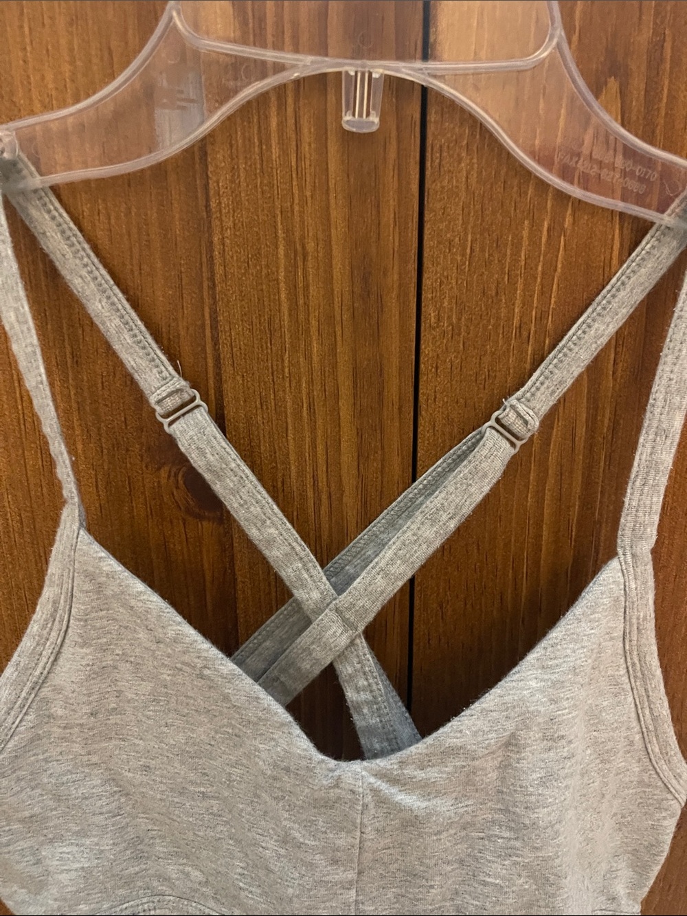 Forever 21 Heather Gray Cross-Back Bralette - Picture 2 of 4
